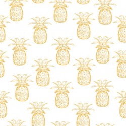 Stickers carrelage ananas