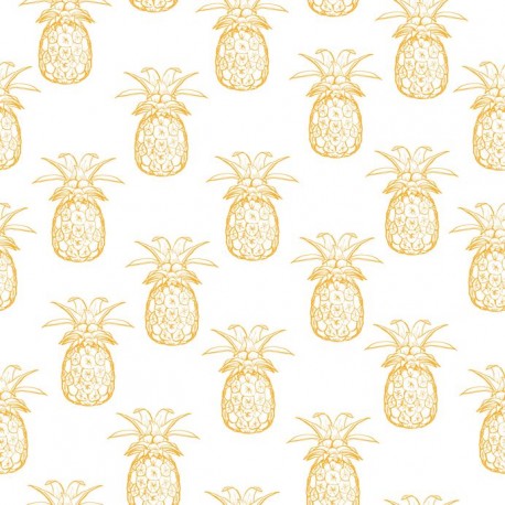 Stickers carrelage ananas