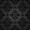 Stickers carrelage baroque noir