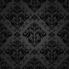 Stickers carrelage baroque noir