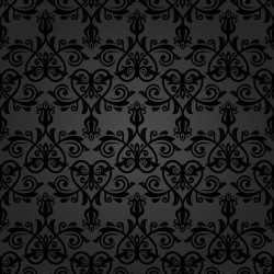 Stickers carrelage baroque noir chic - Stickers Carrelage