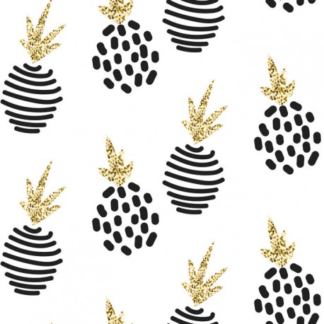 Stickers carrelage ananas