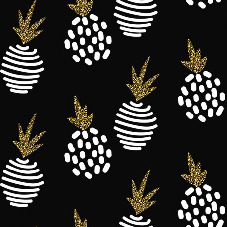 Stickers carrelage ananas