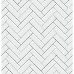 Stickers carrelage rectangulaire gris