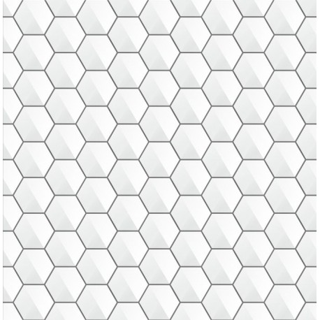 Stickers carrelage hexagone