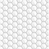 Stickers carrelage hexagone