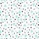 Stickers carrelage noir et vert menthe