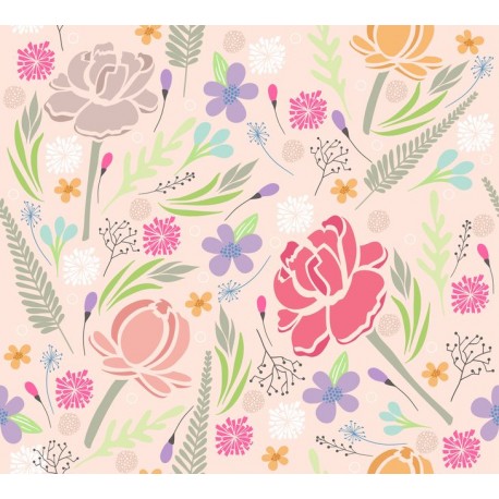 Stickers carrelage rose