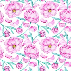 Stickers carrelage rose et vert