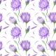 Stickers carrelage violet