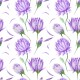 Stickers carrelage violet