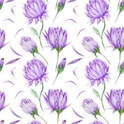 Stickers carrelage violet