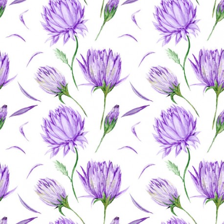 Stickers carrelage violet