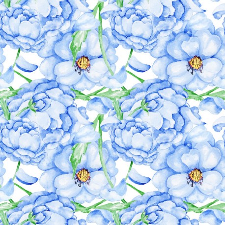 Stickers carrelage bleu clair