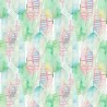 Stickers carrelage aquarelle feuille