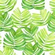 Stickers carrelage feuille verte