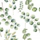 Stickers carrelage feuille eucalyptus