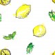 Stickers carrelage citron