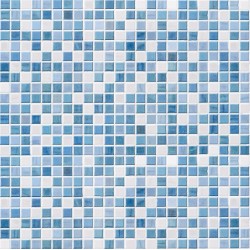 Stickers carreaux mosaique bleu