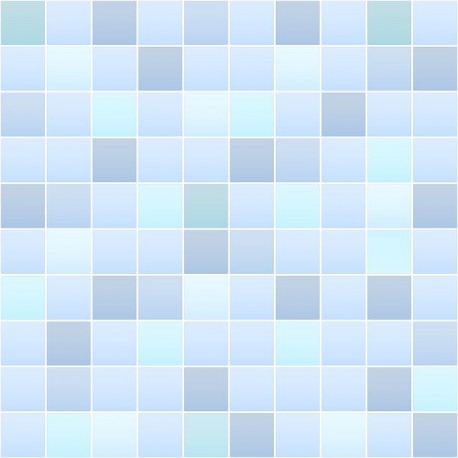 Stickers carrelage bleu