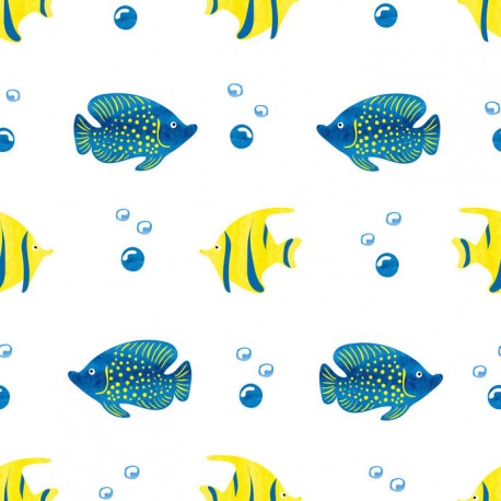 Stickers carrelage poisson