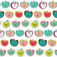 Stickers carrelage pomme
