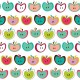 Stickers carrelage pomme