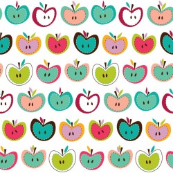 Stickers carrelage pomme