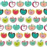 Stickers carrelage pomme