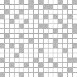 Stickers carreaux mosaique gris et blanc