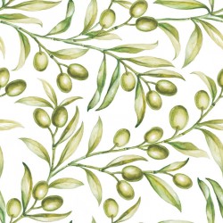 Stickers carrelage olive