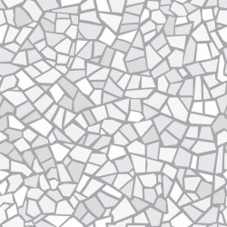 Stickers carreaux mosaique gris