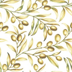 Stickers effet carrelage olive jaune