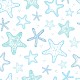 Stickers carrelage étoile de mer