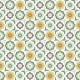 Stickers carrelage ciment vert et jaune