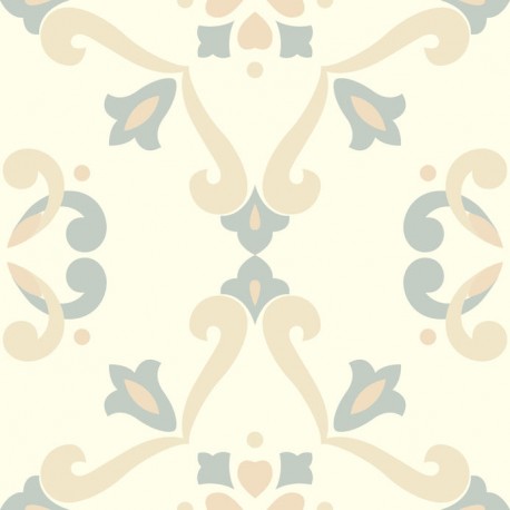 Stickers carrelage ciment pastel