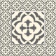 Stickers carrelage ciment gris foncé