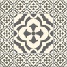 Stickers carrelage ciment gris foncé