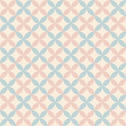 Stickers carrelage fleur