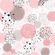 Stickers carrelage rose