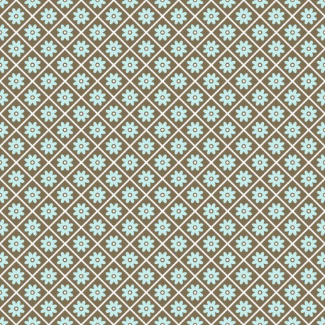 Stickers carrelage fleur