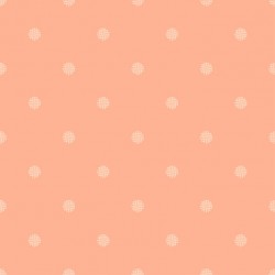 Stickers carreaux pois rose / orange