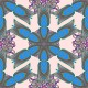 Stickers carrelage bleu