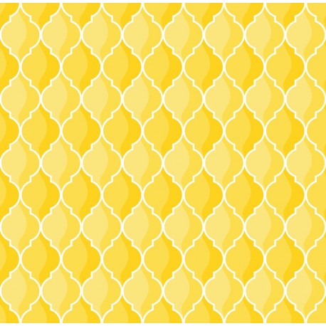 Stickers carrelage jaune