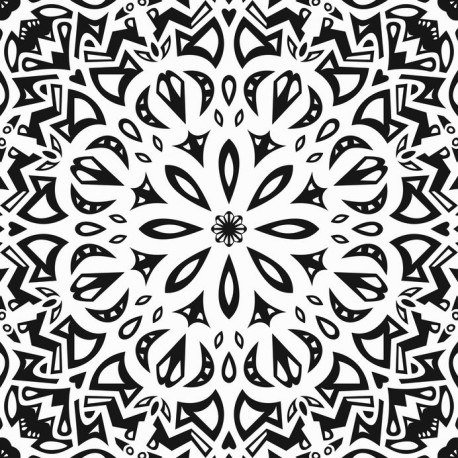 Stickers carrelage noir et blanc