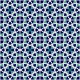 Stickers carrelage vert et bleu