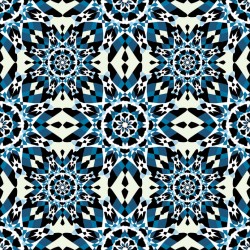 Stickers carrelage bleu