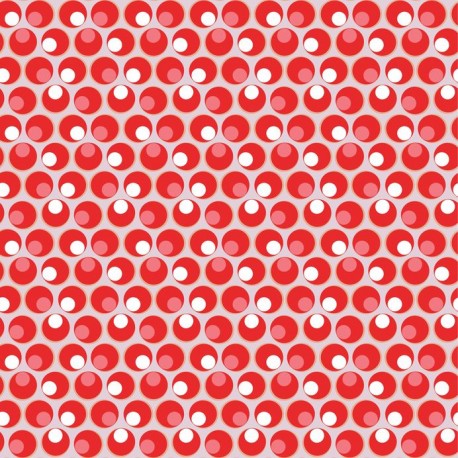 Stickers carrelage rouge