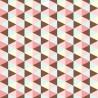 Stickers carrelage rose, bleu et marron