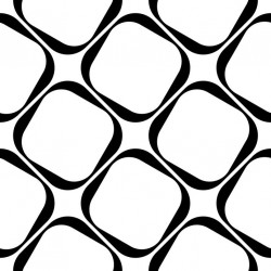 Stickers muraux carrelage noir et blanc